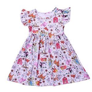 Girls Boutique Barn yard friends dress (NEW)